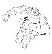 coloriage ben 10 monstre